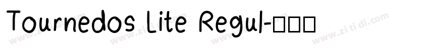 Tournedos Lite Regul字体转换